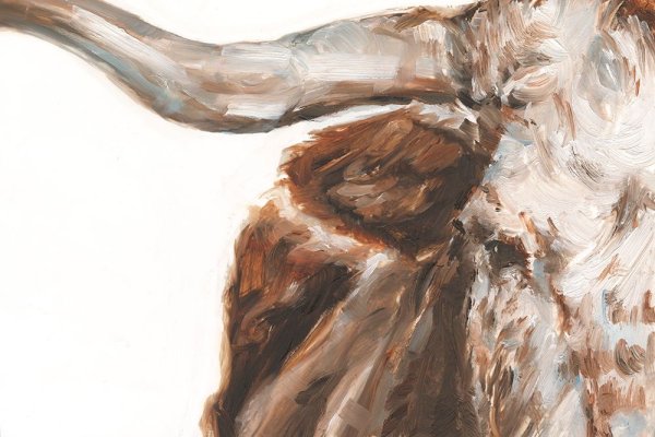 Steer Clear I by Ethan Harper - Hand-Painted Oil Painting Reproduction
