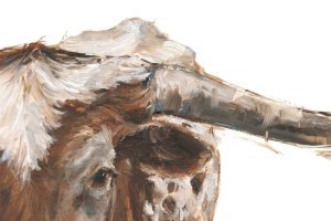 Steer Clear II by Ethan Harper Oil Painting