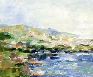 Summer Cove I by Ethan Harper Oil Painting