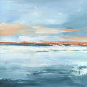 Sundown Horizon I Oil painting by Ethan Harper