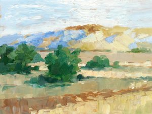 Sunny Field I Oil painting by Ethan Harper