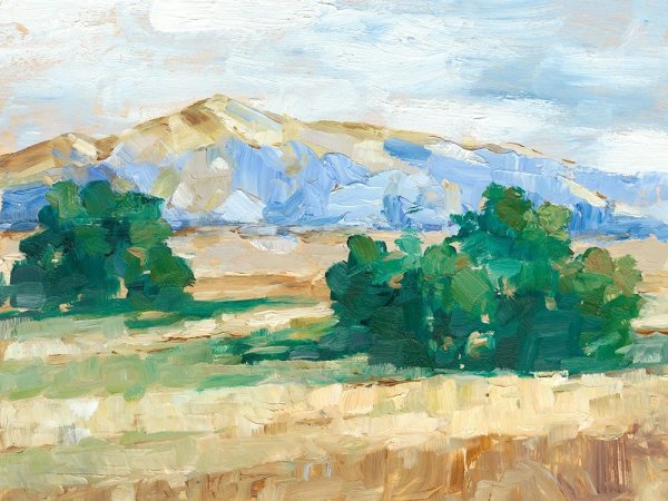 Sunny Field II by Ethan Harper - Hand-Painted Oil Painting Reproduction