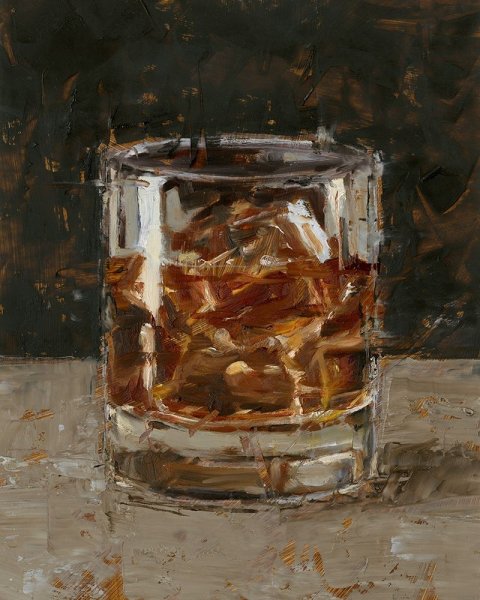 The Hard Stuff I by Ethan Harper - Hand-Painted Oil Painting Reproduction