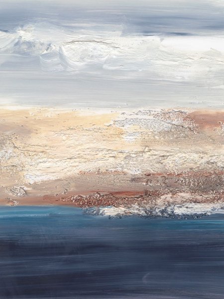 Tidal Seafoam Horizon II by Ethan Harper - Hand-Painted Oil Painting Reproduction