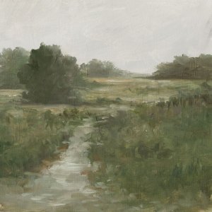 Tranquil Fen I by Ethan Harper Oil Painting