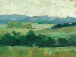 Tree Line Vista I Oil Painting by Ethan Harper - Contemporary