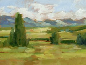 Tuscan Vista I Oil Painting by Ethan Harper - Contemporary