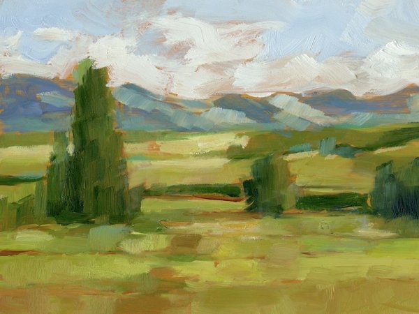 Tuscan Vista I by Ethan Harper - Hand-Painted Oil Painting Reproduction