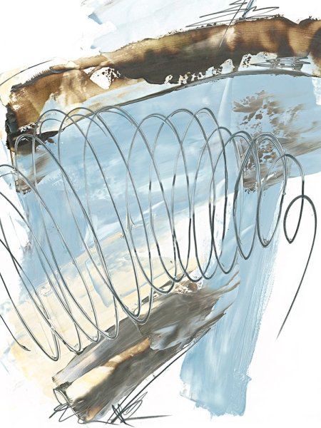 Uncoiled I by Ethan Harper - Hand-Painted Oil Painting Reproduction