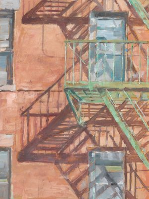Urban Facade I by Ethan Harper Oil Painting