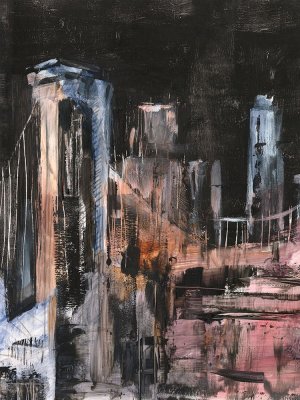 Urban Illumination II by Ethan Harper Oil Painting
