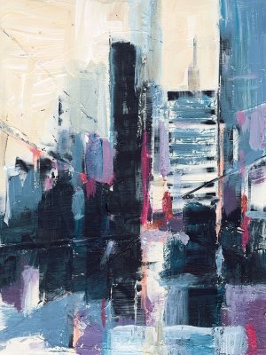 Urban Nightlife II by Ethan Harper Oil Painting