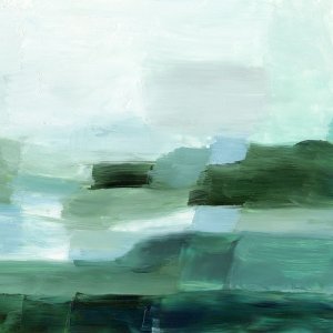 Verte Horizon I Oil painting by Ethan Harper