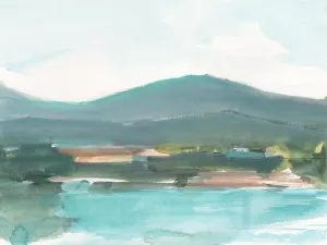 View from the Sea II Oil Painting by Ethan Harper - Contemporary