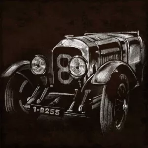 Vintage Grand Prix II Oil Painting by Ethan Harper - Bestsellers