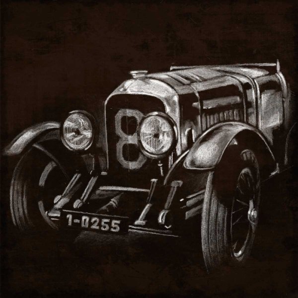 Vintage Grand Prix II by Ethan Harper - Hand-Painted Oil Painting Reproduction