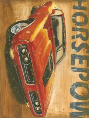Vintage Muscle I Oil Painting by Ethan Harper - Contemporary