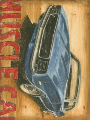 Vintage Muscle II Oil painting by Ethan Harper