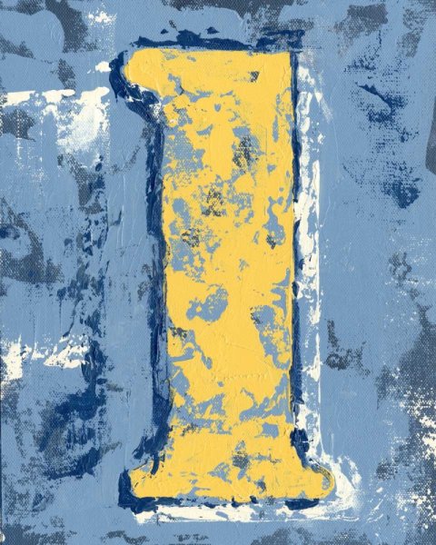 Vintage Numbers I by Ethan Harper - Hand-Painted Oil Painting Reproduction