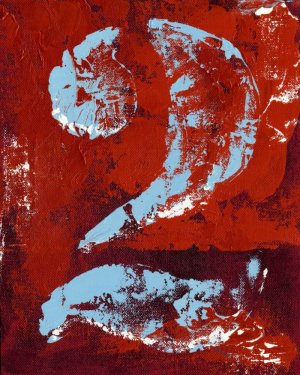 Vintage Numbers II by Ethan Harper Oil Painting