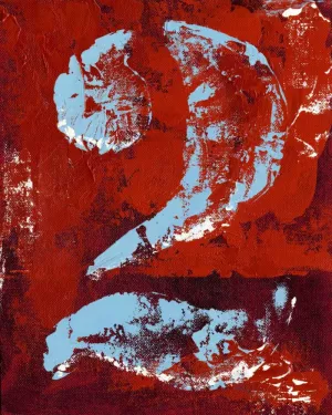 Vintage Numbers II by Ethan Harper Oil Painting