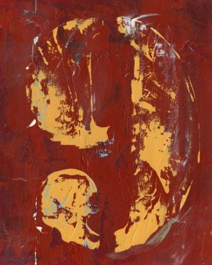 Vintage Numbers IX by Ethan Harper Oil Painting