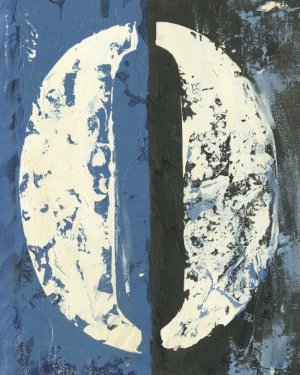 Vintage Numbers X Oil painting by Ethan Harper