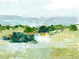 Warm Spring I Oil Painting by Ethan Harper - Contemporary