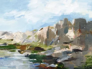 Western Cliffs II by Ethan Harper Oil Painting