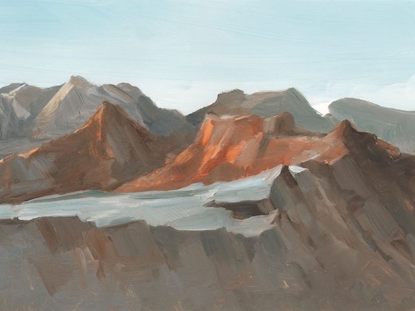 Western Plateau I by Ethan Harper - Hand-Painted Oil Painting Reproduction