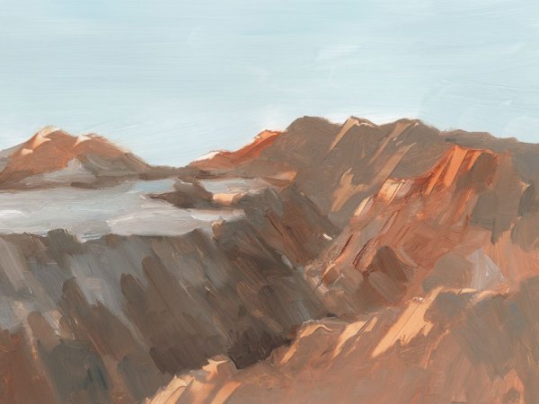 Western Plateau II by Ethan Harper - Hand-Painted Oil Painting Reproduction