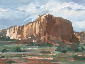 Western Rock Formation I by Ethan Harper Oil Painting