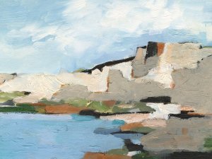 White Rock Cliffs II by Ethan Harper Oil Painting