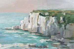 White Sea Cliffs II by Ethan Harper Oil Painting