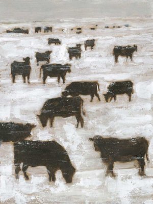 Winter Grazing I by Ethan Harper Oil Painting