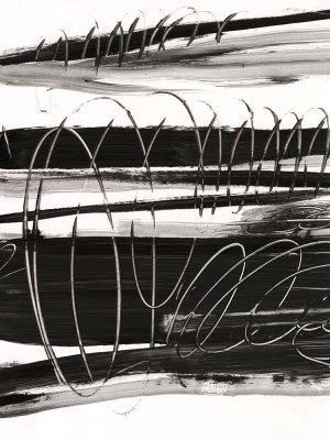 Write on the Line II Oil painting by Ethan Harper