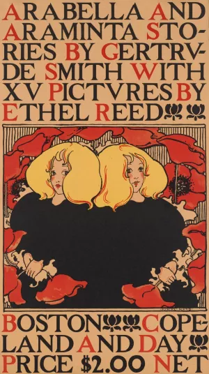 Arabella and Araminta stories by Gertrude Smith with XV pictures by Ethel Reed by Ethel Reed Oil Painting