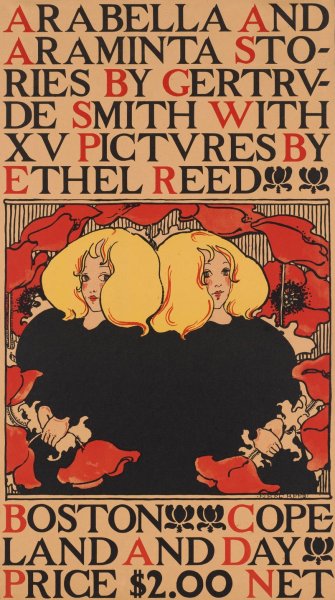Arabella and Araminta stories by Gertrude Smith with XV pictures by Ethel Reed  by Ethel Reed - Hand-Painted Oil Painting Reproduction