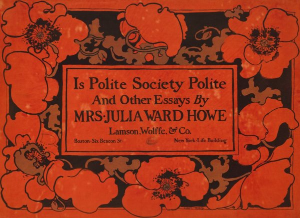 Main Product Photo of Is polite society polite and other essays by Mrs. Julia Ward Howe  Painting by Ethel Reed