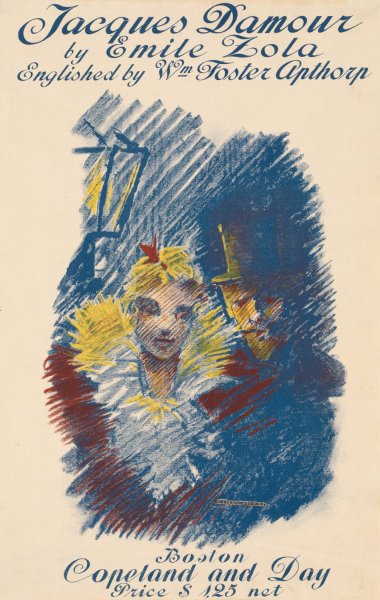 Jacques Damour by Emile Zola  by Ethel Reed - Hand-Painted Oil Painting Reproduction