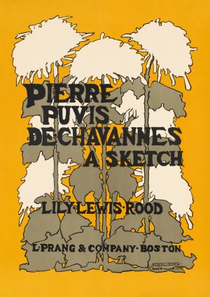 Pierre Puvis de Chavannes, a sketch, Lily Lewis Rood by Ethel Reed Oil Painting