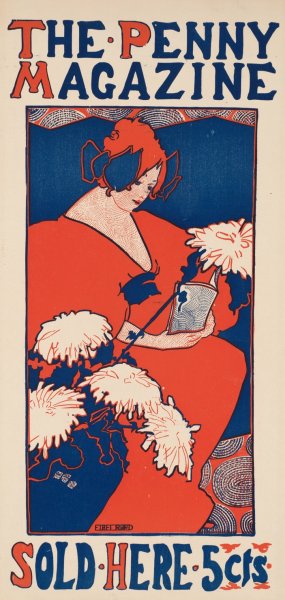 The penny magazine, sold here by Ethel Reed Oil Painting