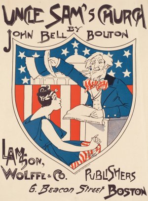 Uncle Sam's church by John Bell Bouton by Ethel Reed Oil Painting
