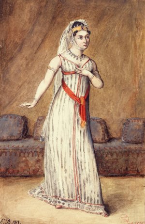 Mademoiselle Volnays, actrice by Etienne Bouchardy Oil Painting
