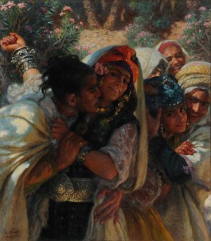 Le Printemps des coeurs by Etienne Dinet Oil Painting