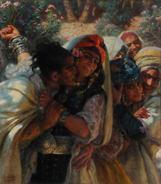 Main Product Photo of Le Printemps des coeurs  Painting by Etienne Dinet