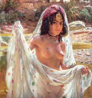 Raoucha by Etienne Dinet - Oil Painting Reproduction