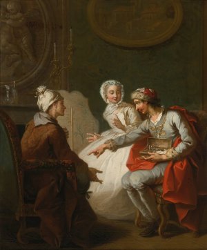 The Doctor's Visit by Etienne Jeaurat Oil Painting