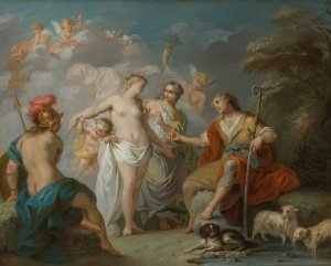 The Judgment Of Paris by Etienne Jeaurat Oil Painting