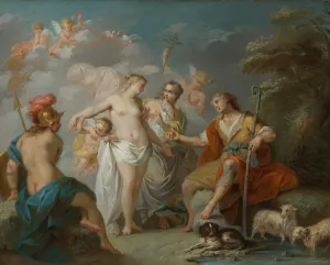 The Judgment Of Paris by Etienne Jeaurat Oil Painting